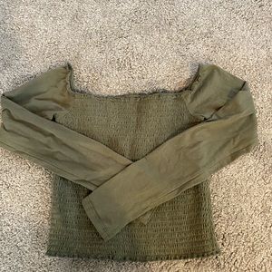 Hollister crop long sleeve